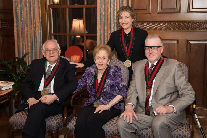 Glaucoma specialist installed in professorship that honors esteemed ophthalmologist, Siegfried named Kolker professor.