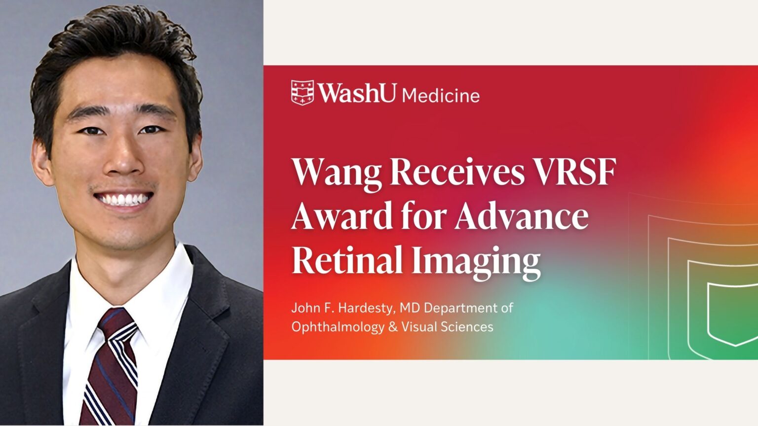Wang Receives VRSF Award to Advance Retinal Imaging