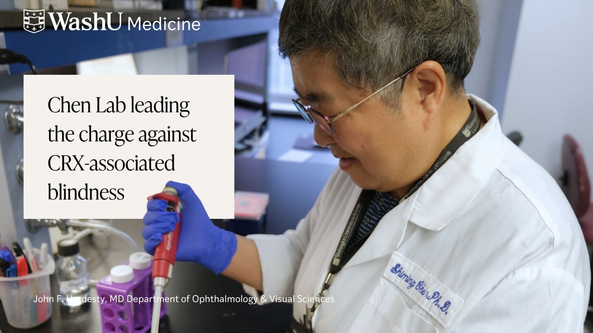 Chen Lab leading the charge against CRX-associated blindness ...