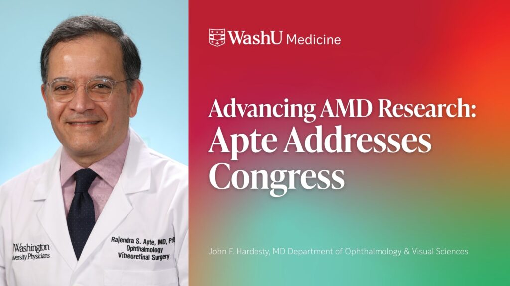 Advancing AMD Research: Apte Addresses Congress