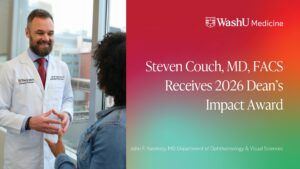 Steven Couch, MD, FACS Receives 2026 Dean’s Impact Award