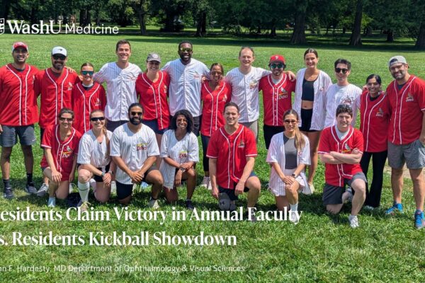 Residents Claim Victory in Annual Faculty vs. Residents Kickball Showdown