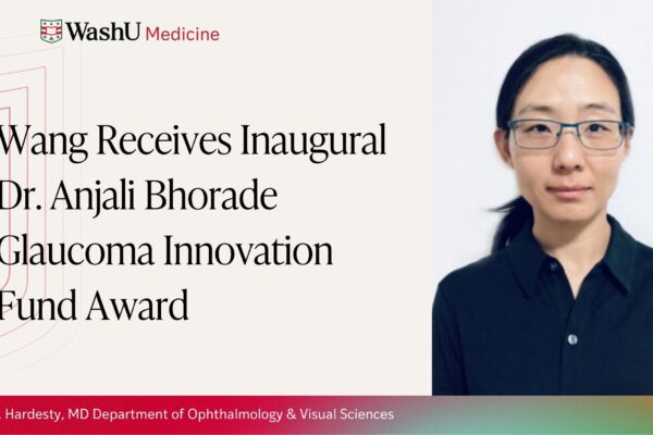 Wang Receives Inaugural Dr. Anjali Bhorade Glaucoma Innovation Fund Award