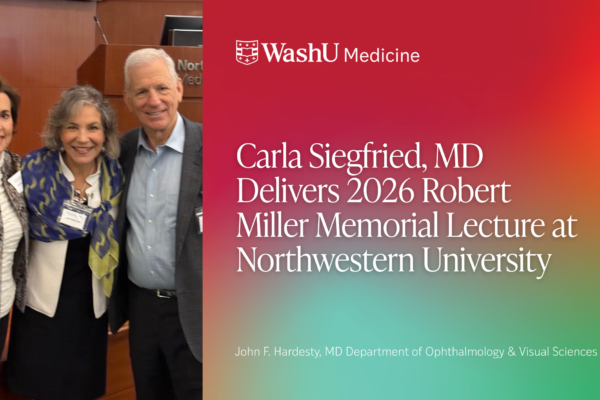 Carla Siegfried, MD Delivers 2026 Robert Miller Memorial Lecture at Northwestern University