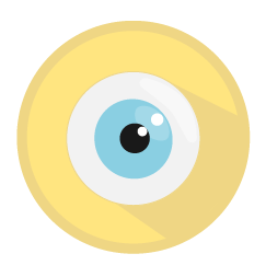 Eye ball illusration