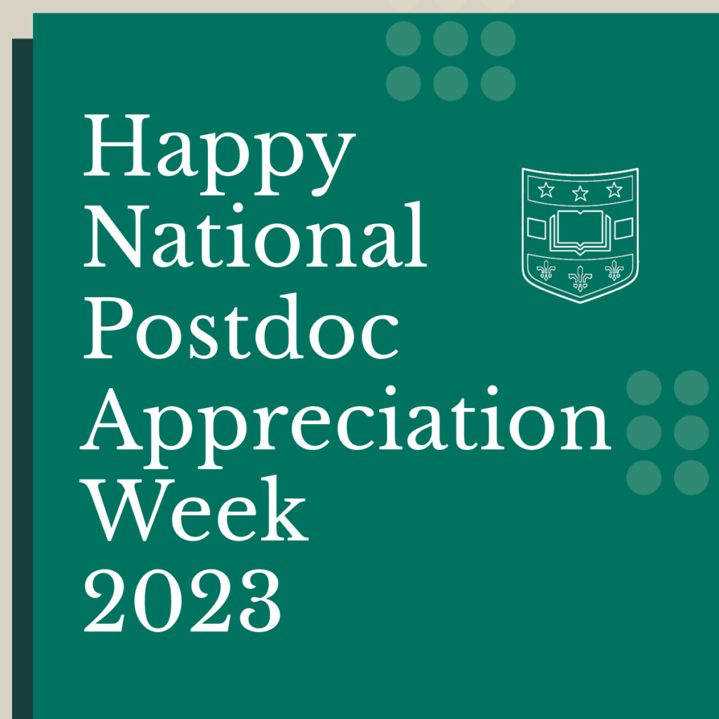 National Postdoc Appreciation Week 2023