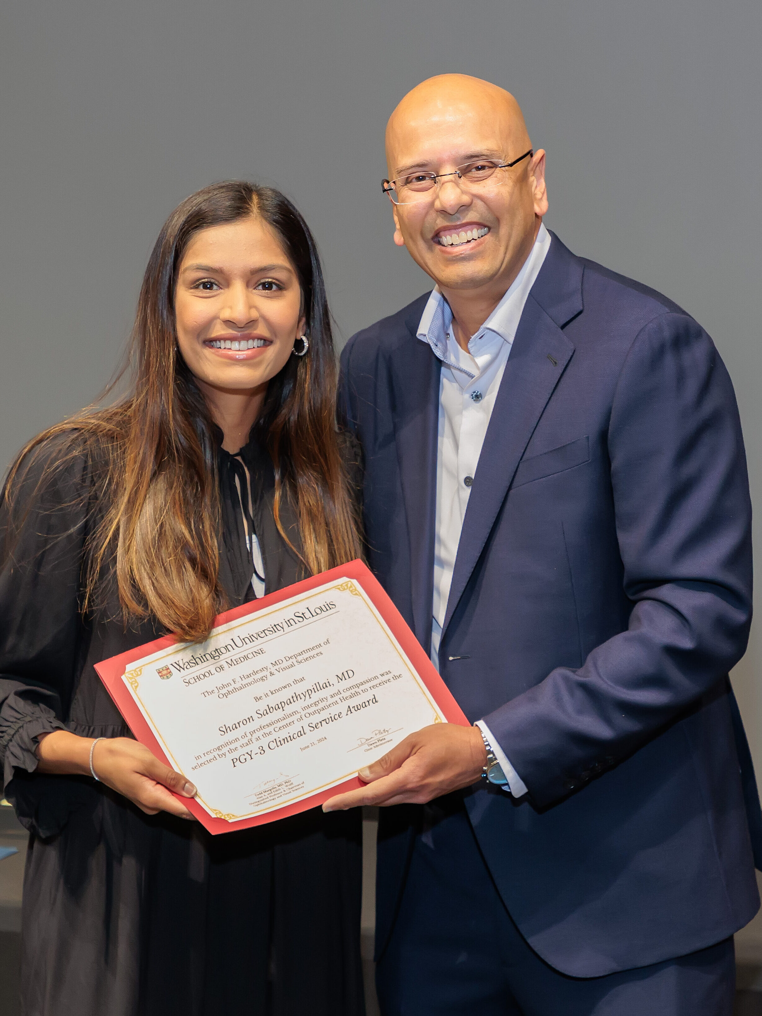 PGY3 Clinical Service Award - Sharon Sabapathypillai, MD, MS