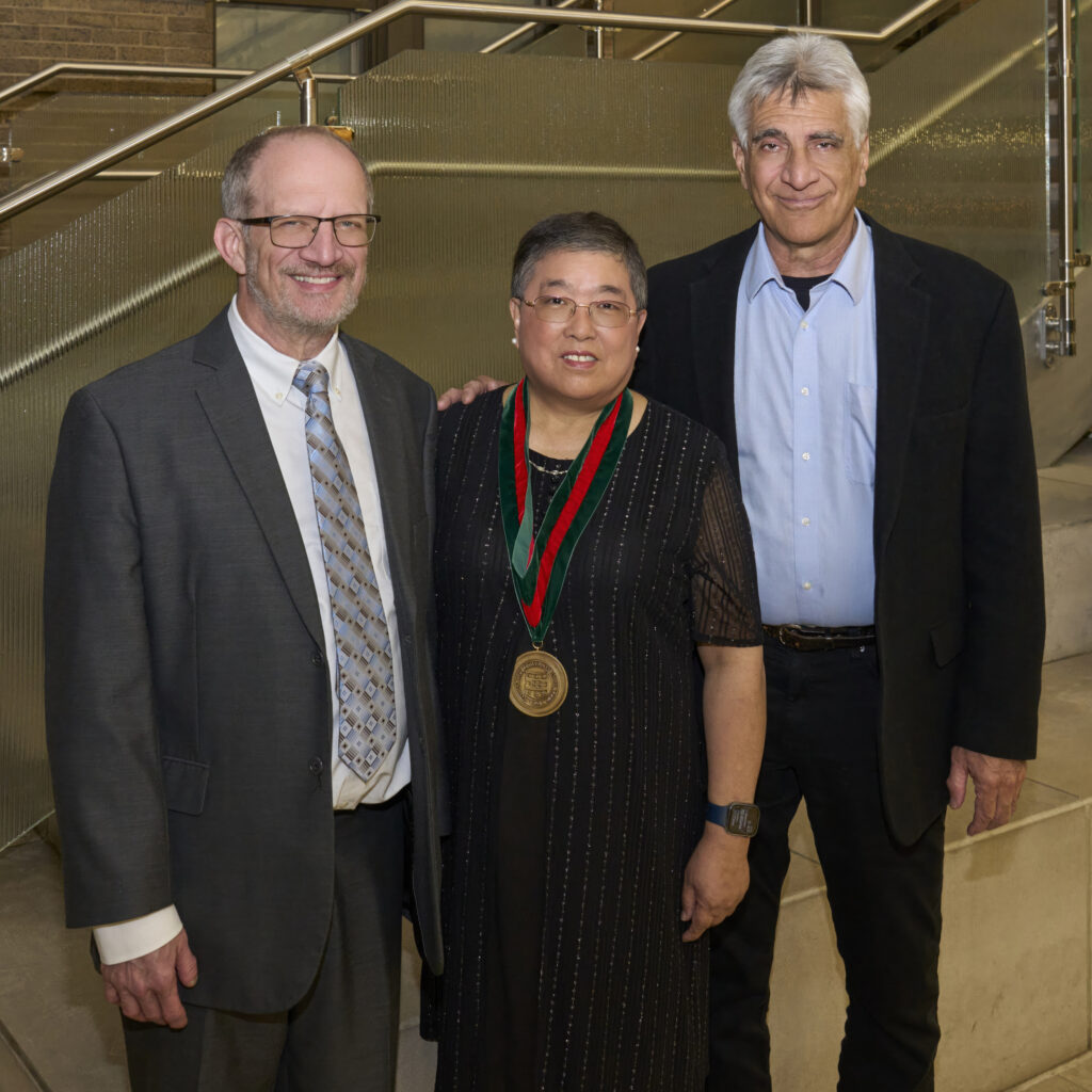 The installation of Shiming Chen, PhD as the Dr. Bernard and Janet R. Becker Distinguished Professor of Ophthalmology on November 6, 2024.